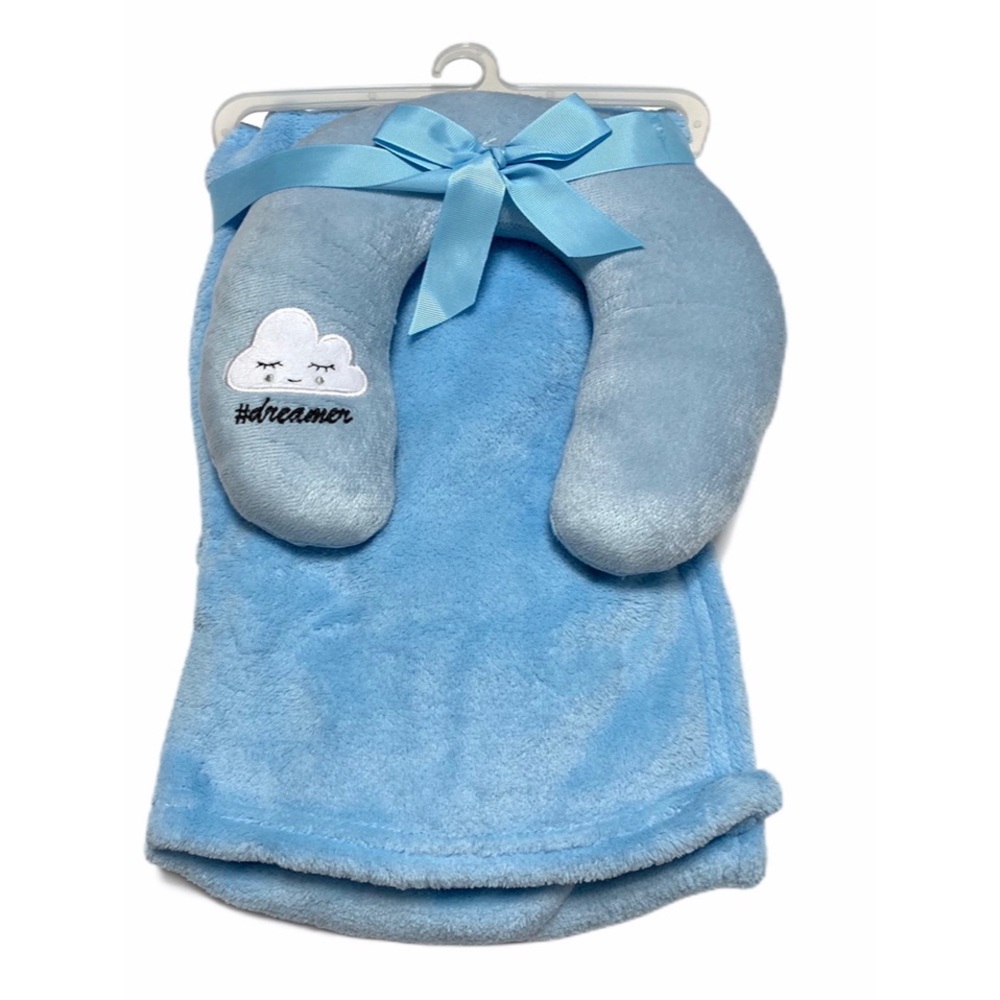 Baby blanket with pillow